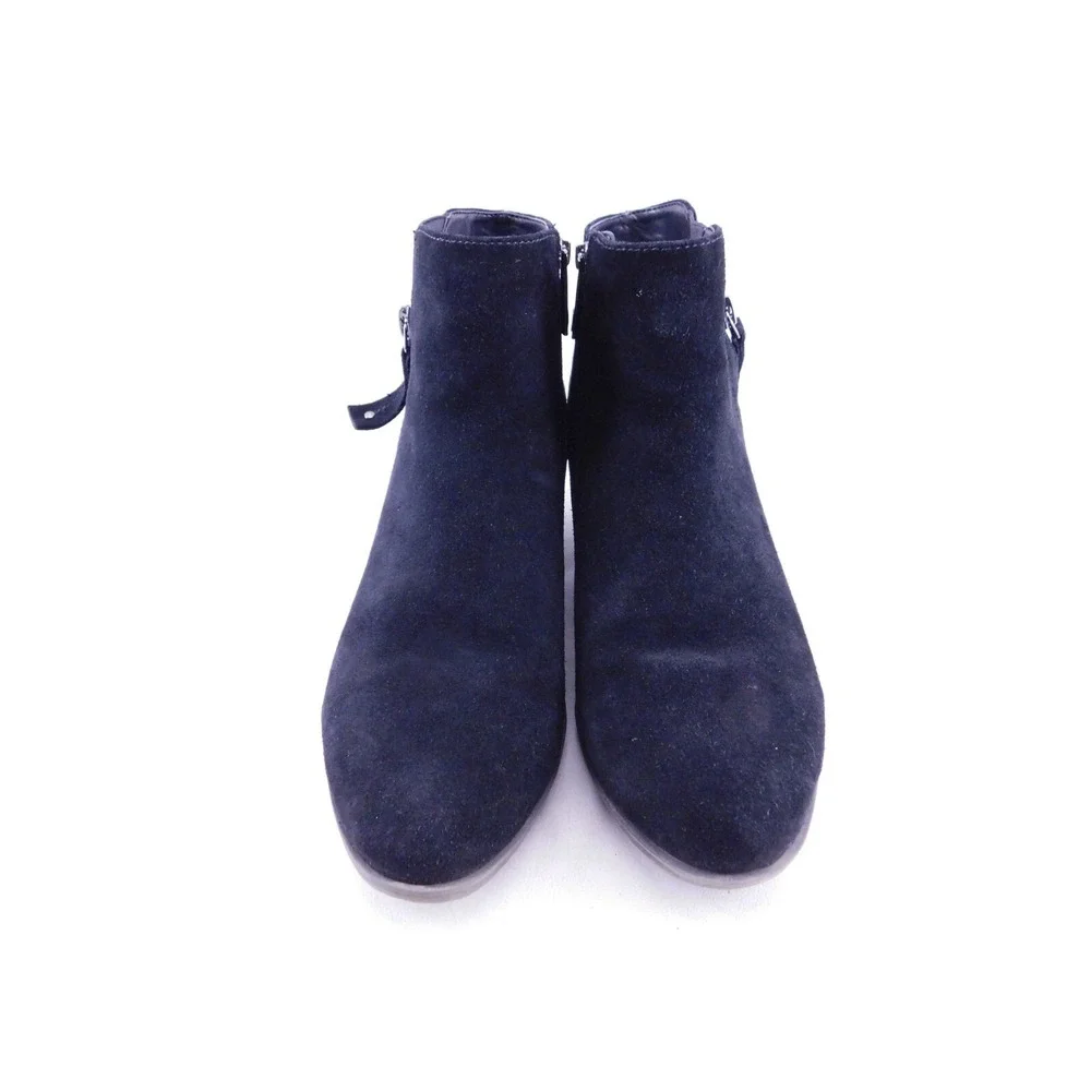 Blondo Ibiza Waterproof Ankle Booties Womens Size 8.5‎ M Black Suede Leather Zip